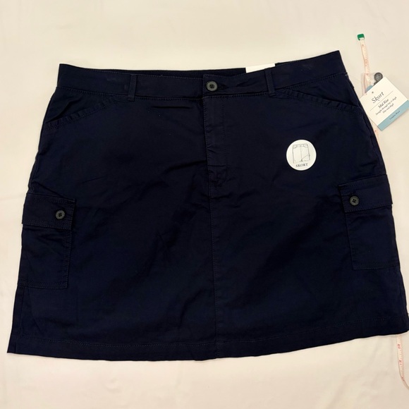 Croft & Barrow Navy Skort - Picture 2 of 4
